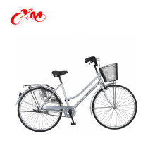 China 2016 hot new barato única velocidade da bicicleta / 26 polegada de bicicleta com luz / adulto cidade bicicleta para senhora